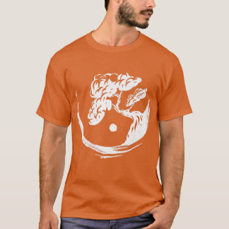 Bonsai Tree Yin Yang Japan Buddha Yoga Meditation T-Shirt