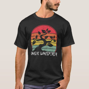 Bonsai Whisperer Japanese Tradition Garden Retro T-Shirt