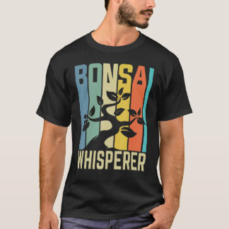 Bonsai Whisperer Retro  Japanese Tradition Garden T-Shirt