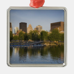 Bonsecours Basin In The Old Port Of Old Montreal Metal Tree Decoration