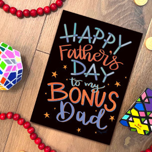Bonus Dad Father’s Day Modern Inspirivity Card