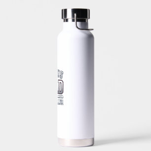 Bonus Dad of a Baller Vintage Sports Shirt Design_ Water Bottle