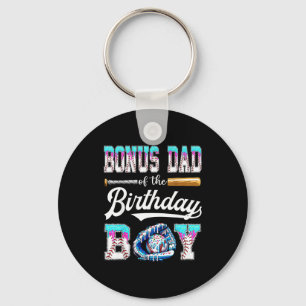 Bonus Dad Of The Birthday Boy Baseball Ice Cream D Key Ring