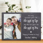 BONUS DAD Poem Personalised Photo Father's Day Plaque<br><div class="desc">Surprise your bonus dad or step dad this fathers day with a personalised photo plaque. "You may not have given me the git of life, but life gave me the gift of You ." Personalise this bonus dad plaque with favourite photo, message and name.. Visit our collection for the best...</div>