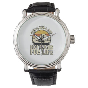 Bonus Dad & Son Best Friends Vintage Shirt Design_ Watch