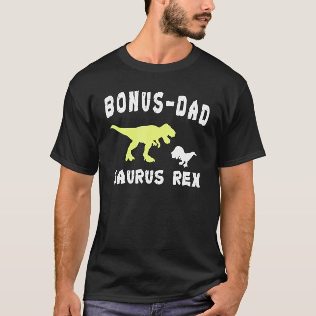 Bonus Dadsaurus Rex 2 Kids Sunset For T-Shirt (Front)