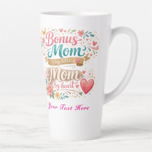 Bonus Mom by Title, Mom by Heart Mother's Day Latte Mug
