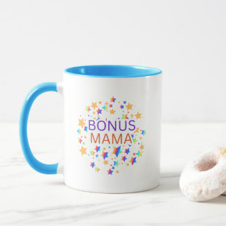 Bonus Mom giftful Design Typography Mug
