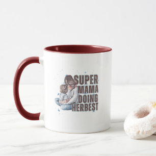 Bonus Mom Giftful Modern Typography Mug
