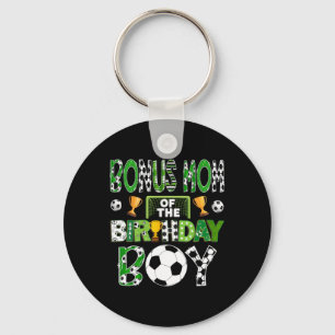 Bonus Mom Of The Birthday Boy Soccer Player Game D Key Ring