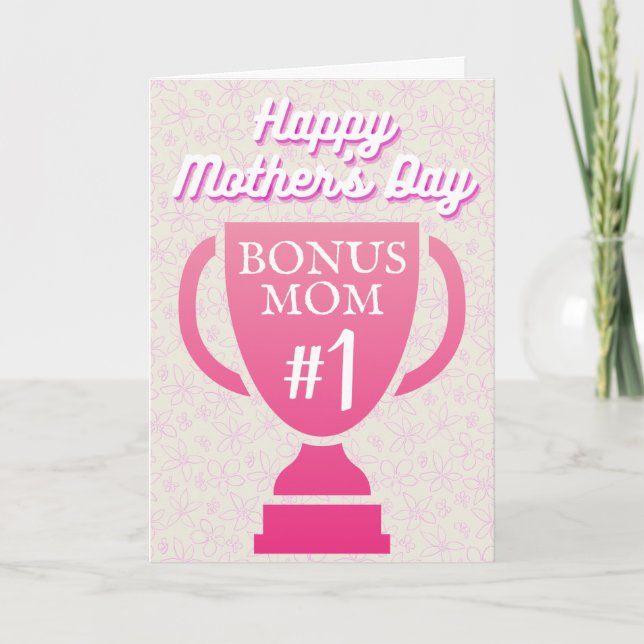 Bonus Mum #1 Mother's Day Card (Front)