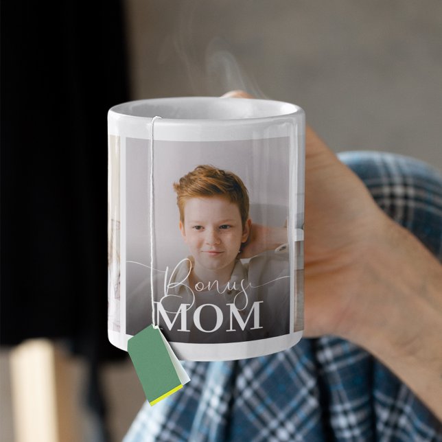 Bonus Mum 5 Photo Collage Coffee Mug (Creator Uploaded)