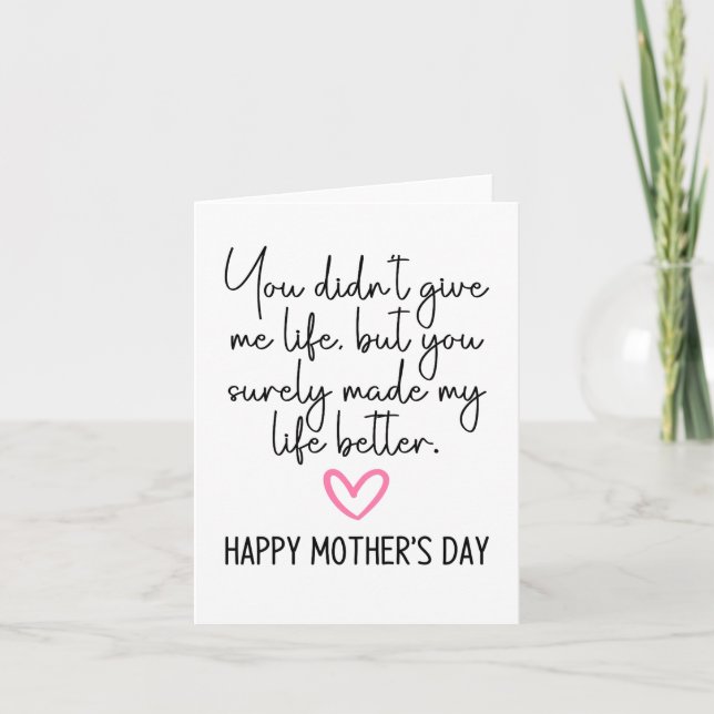 Bonus Mum Card (Front)