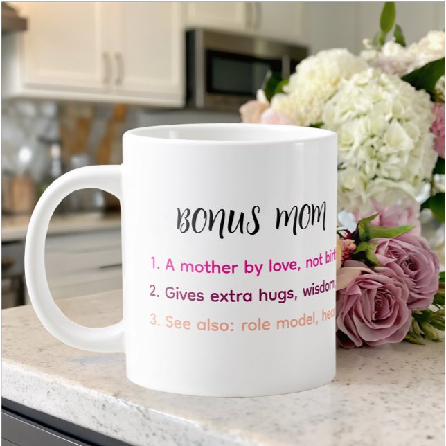 Bonus Mum Definition Quote Large Coffee Mug (Creator Uploaded)