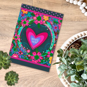 Bonus Mum Floral Hearts Pretty Unique Mother’s Day Card