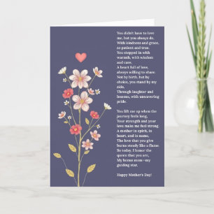 Bonus Mum Mother's Day Card