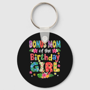 Bonus Mum Of The Birthday Girl Hawaii Family Party Key Ring