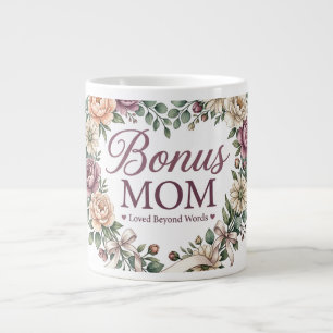 Bonus Mum , Stepmom Mother’s Day Gift Large Coffee Mug