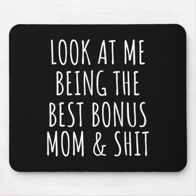 Bonus Step Mum Mothers Day From Stepdaughter Steps Mouse Pad (Front)