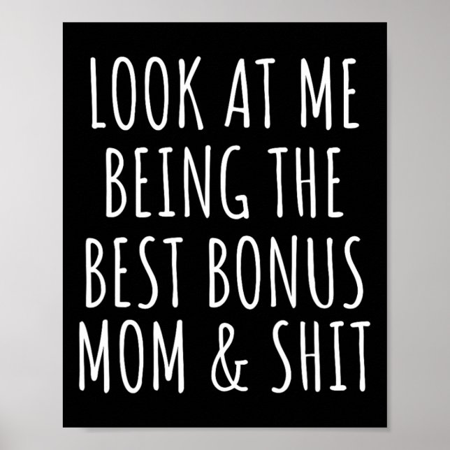 Bonus Step Mum Mothers Day From Stepdaughter Steps Poster (Front)