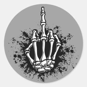 Bony Bird Classic Round Sticker