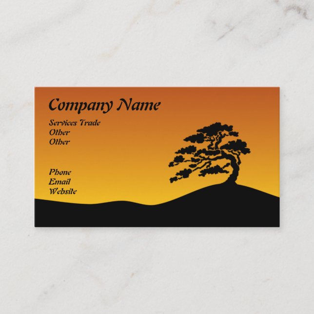 Bonzai Business card (Front)