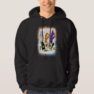 Boo American Sign Language ASL Deaf Halloween Cost Hoodie