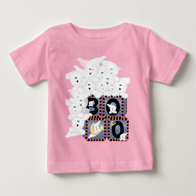 Boo Baby Halloween T-Shirt (Front)
