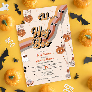 Boo Baby Shower Hey Boo Party  Invitation