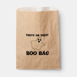 Boo Bag Halloween Kraft Favour Bag