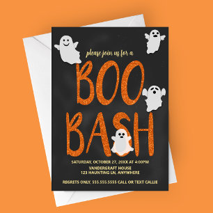 Boo Bash Halloween Party Invitation