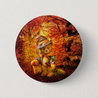 Boo Bear 6 Cm Round Badge