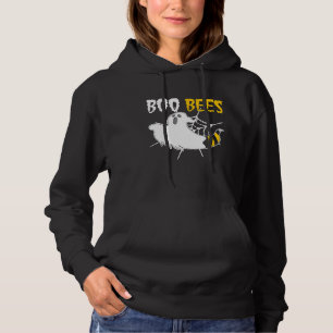 Boo Bee Ghost Beekeeper Halloween Spooky Trick Or Hoodie