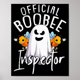 Boo-bee Inspector Lazy Diy Halloween Costume Funny Poster