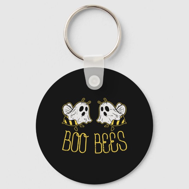 Boo Bees Fun Couples Halloween Costume For Adult H Key Ring (Front)