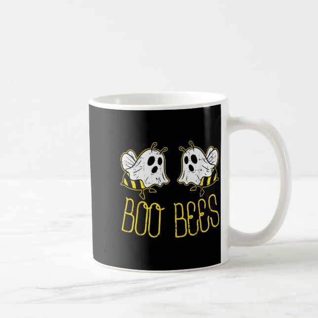 Boo Bees Funny Couples Halloween Costume For Adult Coffee Mug (Right)