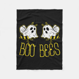 Boo Bees Funny Couples Halloween Costume For Adult Fleece Blanket