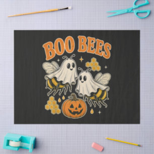 Boo Bees Funny Ghost Bee Pun Cute Halloween Tissue Paper