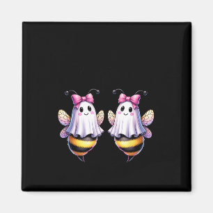 Boo Bees Ghost Bee Halloween Costume Women Funny Magnet