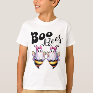 Boo Bees Ghost Bee Halloween Costume Women Funny  T-Shirt