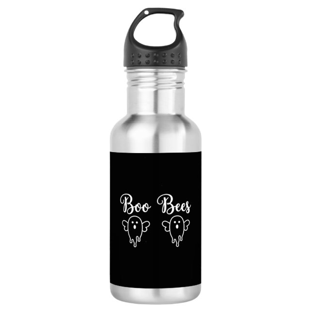Boo Bees Halloween Ghost Design 532 Ml Water Bottle (Front)