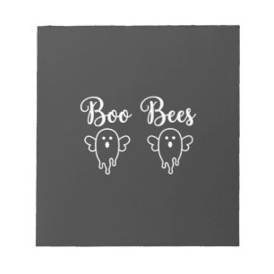 Boo Bees Halloween Ghost Design Notepad