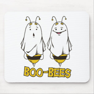 Boo Bees Halloween - Halloween Funny Ghosts Bees Mouse Pad