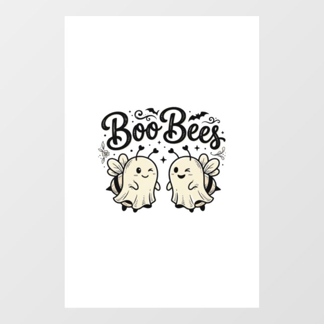 Boo Bees Vintage Halloween Ghost Bee Design_1 (Sheet)