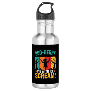 Boo-Berry Pie Halloween Ice Scream Design 532 Ml Water Bottle