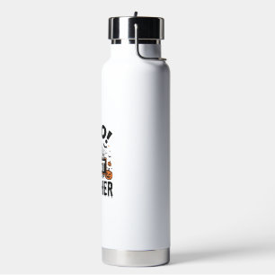 Boo Best Teacher Vintage Halloween Teacher Design_ Water Bottle