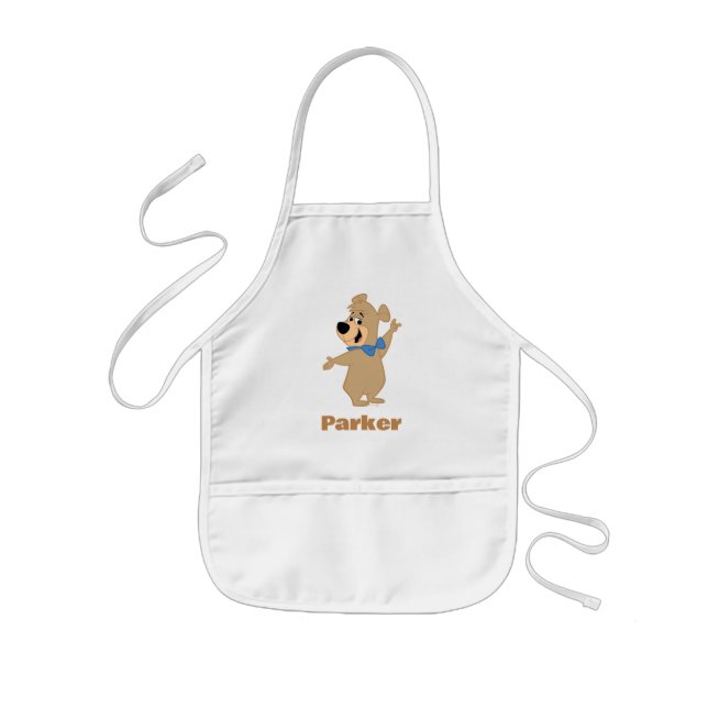 Boo-Boo Bear Arms Wide Kids Apron (Front)