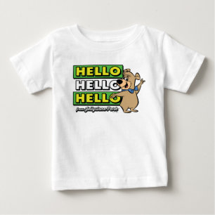 Boo-Boo Bear Hello Hello Hello From Jellystone Baby T-Shirt