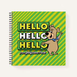Boo-Boo Bear Hello Hello Hello From Jellystone Notebook