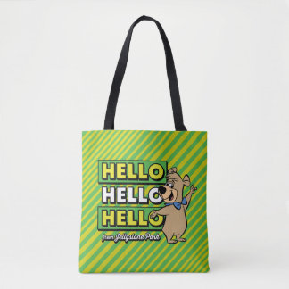 Boo-Boo Bear Hello Hello Hello From Jellystone Tote Bag